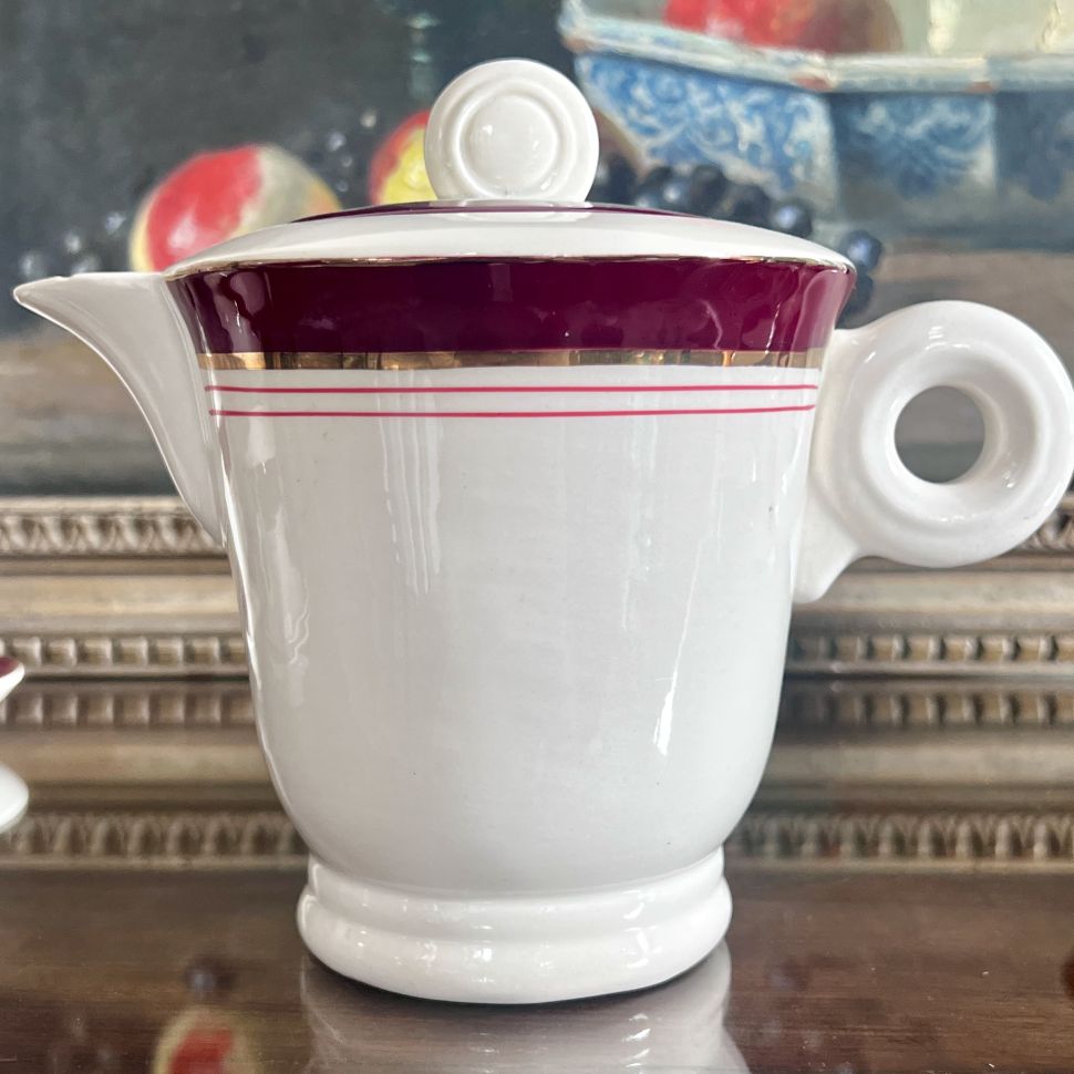 Кофейный сервиз Digoin Sarreguemines Santos 12 предметов Франция Ардеко