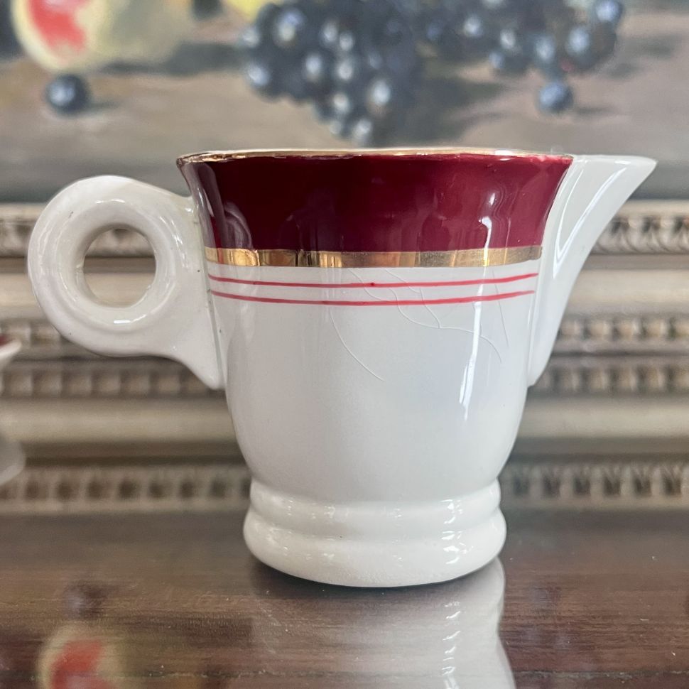 Кофейный сервиз Digoin Sarreguemines Santos 12 предметов Франция Ардеко