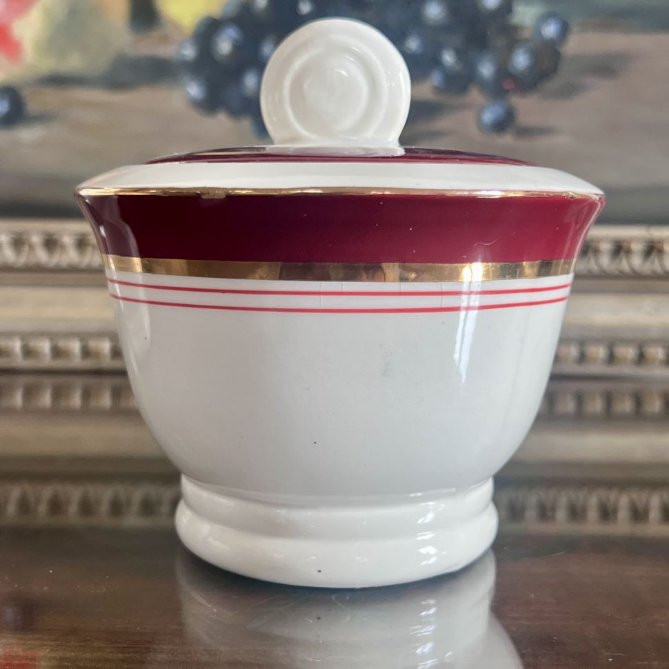 Кофейный сервиз Digoin Sarreguemines Santos 12 предметов Франция Ардеко