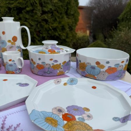Салатник Rosenthal Polygon Patras 21 см 1960-1970 гг фарфор Германия 