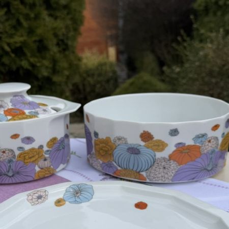 Салатник Rosenthal Polygon Patras 21 см 1960-1970 гг фарфор Германия 