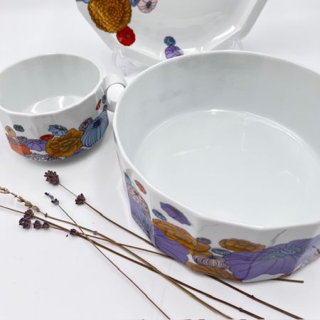 Салатник Rosenthal Polygon Patras 21 см 1960-1970 гг фарфор Германия 