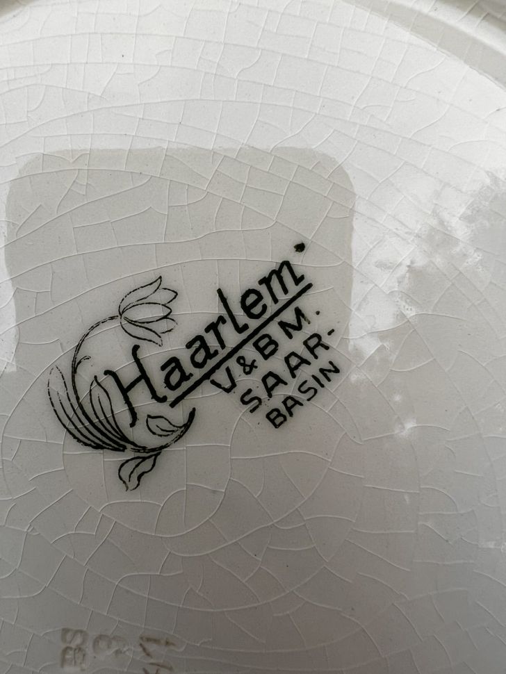 Тарелка 22 см Basin Harlem Saar ВиллеройБох 1900-е гг