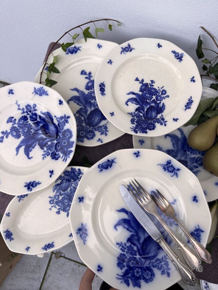 Тарелка 22 см Basin Harlem Saar ВиллеройБох 1900-е гг