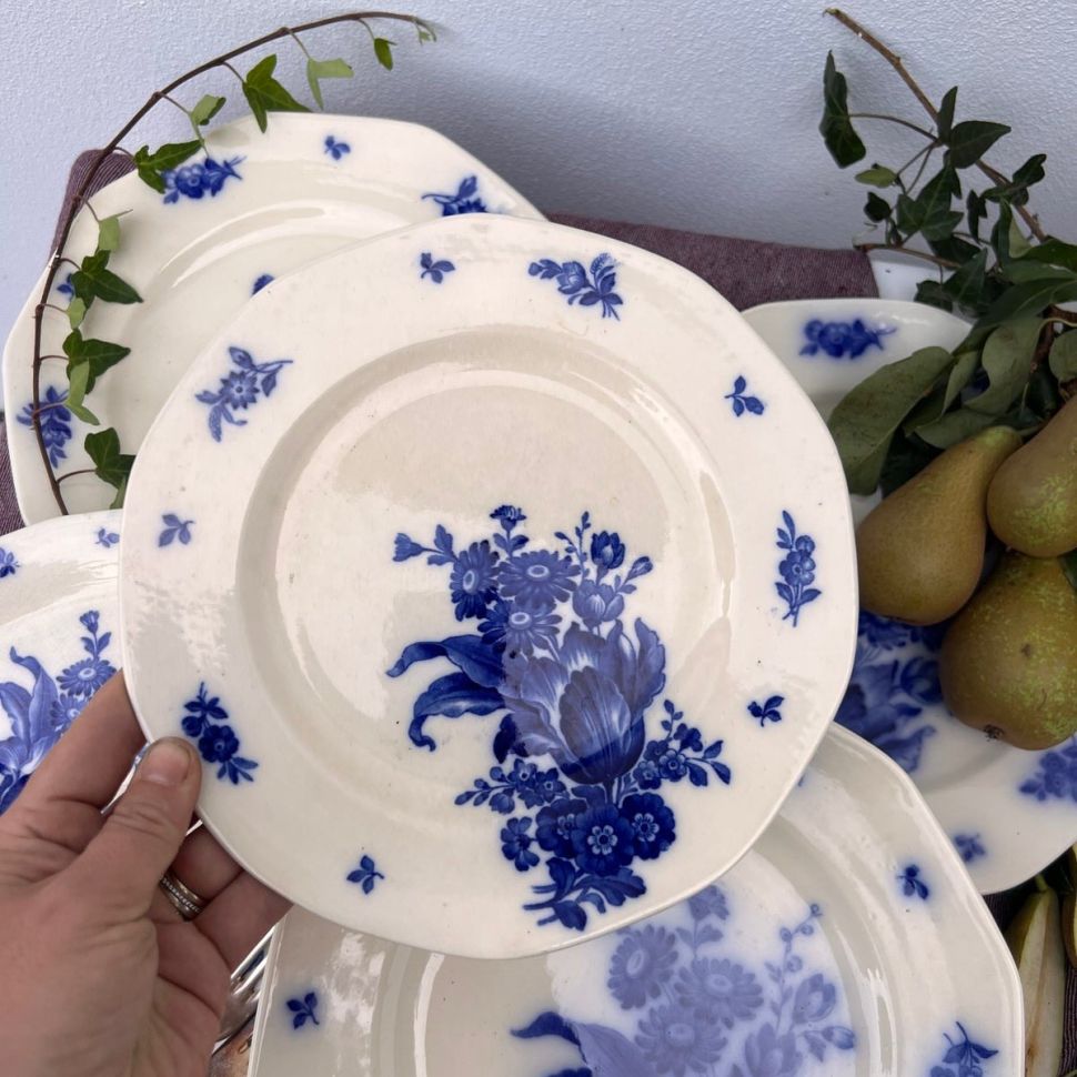 Тарелка 22 см Basin Harlem Saar ВиллеройБох 1900-е гг