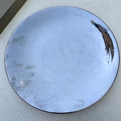 Блюдо Wedgwood by Jasper Conran Серый глянец 34 см Англия