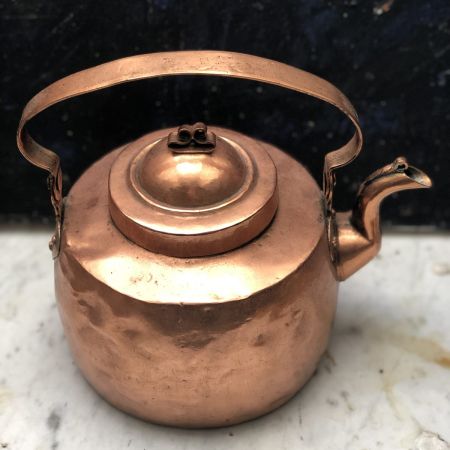 Чайник 2,2 л медь старинный