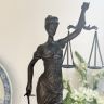 Скульптура Правосудие Фемида начало 19 века Mayer J.S. Deposse бронза мрамор