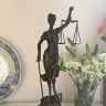 Скульптура Правосудие Фемида начало 19 века Mayer J.S. Deposse бронза мрамор