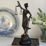 Скульптура Правосудие Фемида начало 19 века Mayer J.S. Deposse бронза мрамор