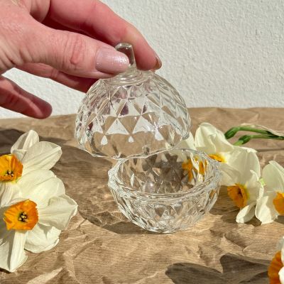 Шкатулка мини 9 см хрусталь Германия