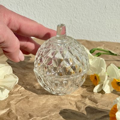 Шкатулка мини 9 см хрусталь Германия