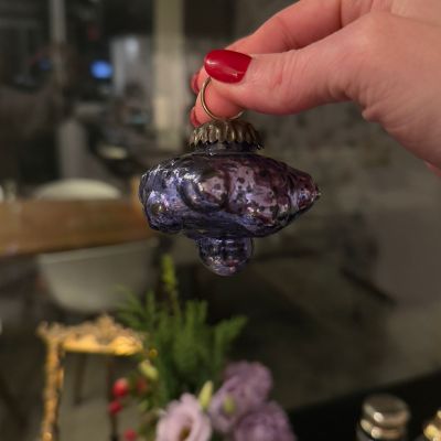 Елочная игрушка 7 см стекло ручная работа Нидерланды