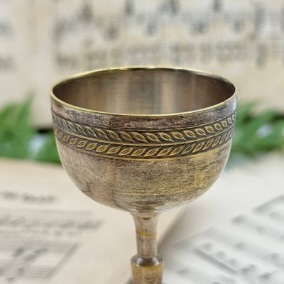 Рюмка Колос 25 мл Франция серебрение по латуни