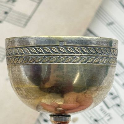 Рюмка Колос 25 мл Франция серебрение по латуни