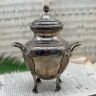Сахарница на ножках UDNER серебрение Англия