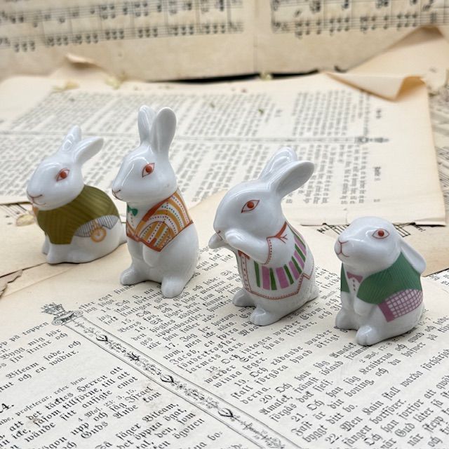 Статуэтка ИФЗ Кролик Хвостик 8 см фарфор 