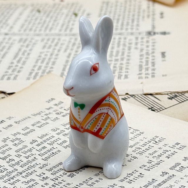 Статуэтка ИФЗ Кролик Хвостик 8 см фарфор 