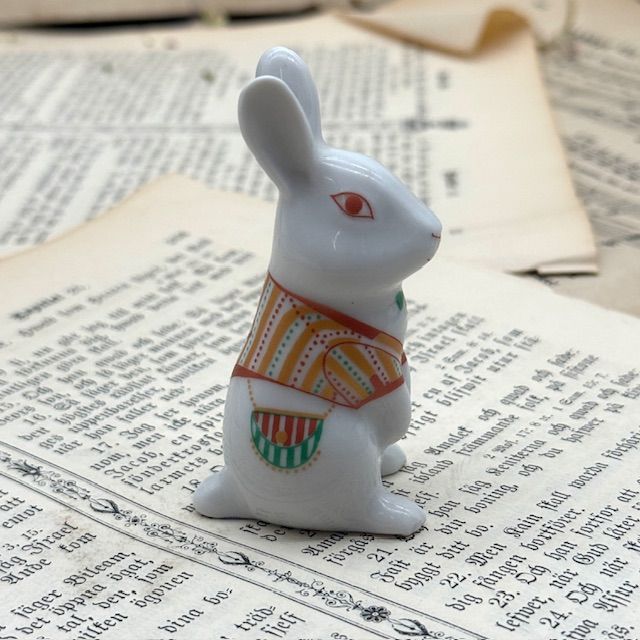 Статуэтка ИФЗ Кролик Хвостик 8 см фарфор 