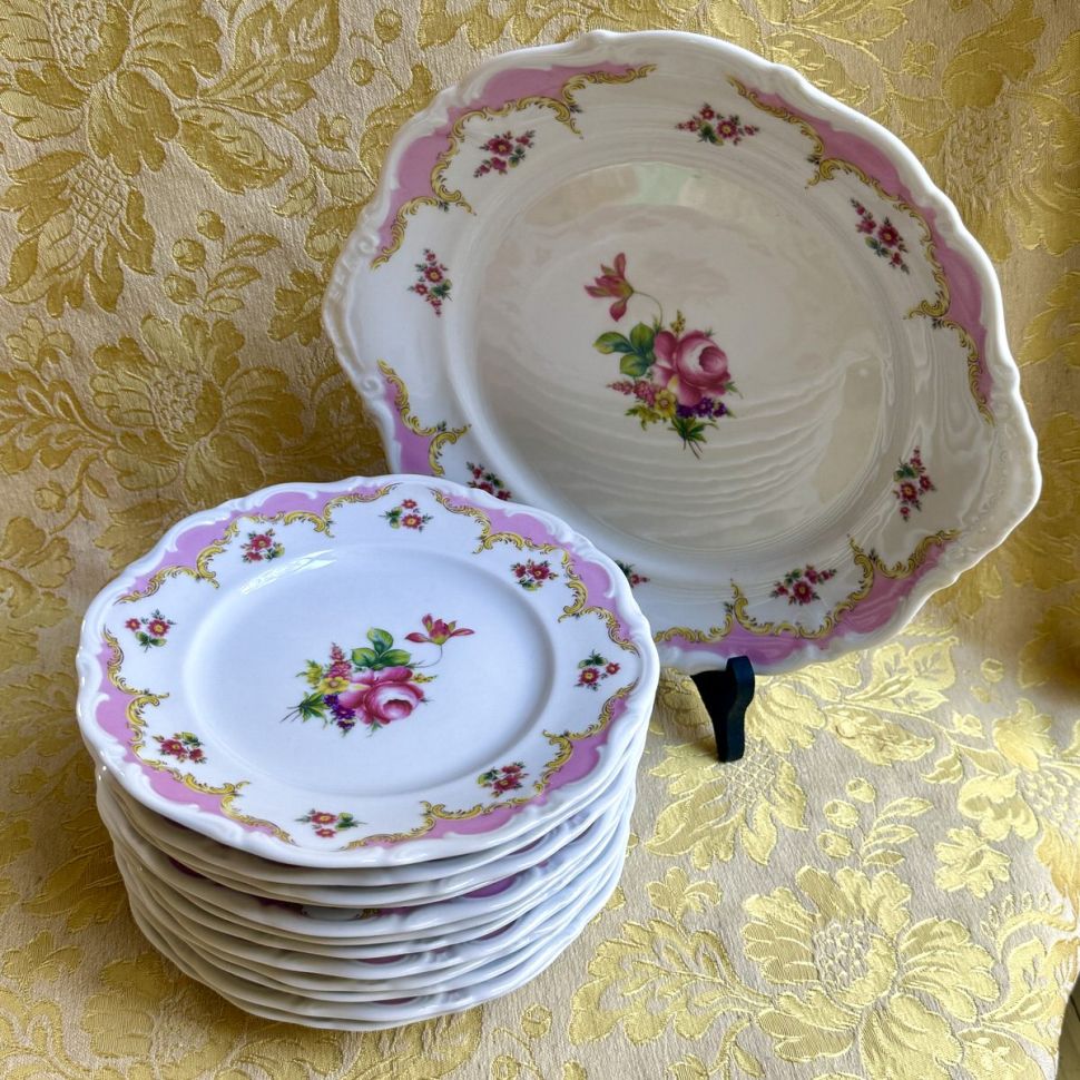 Блюдо Winterling Букет 26 см Бавария Германия