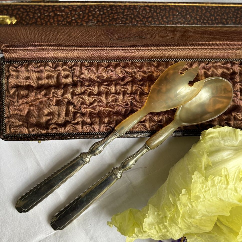 Ложка и вилка набор сервировочный Darteveile Франция 