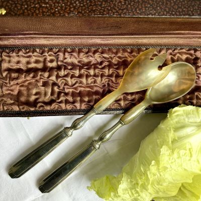 Ложка и вилка набор сервировочный Darteveile Франция 