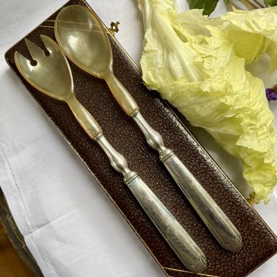 Ложка и вилка набор сервировочный Darteveile Франция 