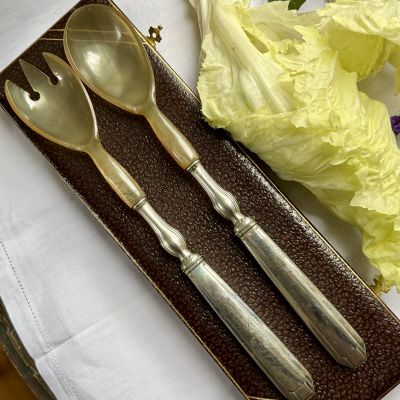 Ложка и вилка набор сервировочный Darteveile Франция 