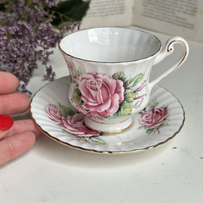 Кофейная пара Paragon Роза 130 мл Англия