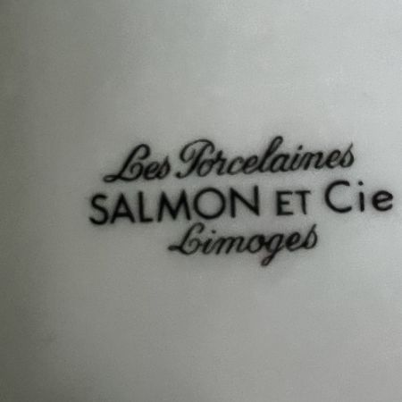Тарелка Les Porсelaines SALMON et Cie Limoges 25 см Франция
