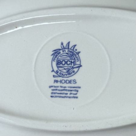 Блюдце Boch la Louviere Rhodes 19 см Бельгия