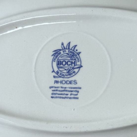 Блюдце Boch la Louviere Rhodes 19 см Бельгия