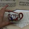Чайник сахарница молочник 2 гейши набор 3 предмета фарфор Япония    