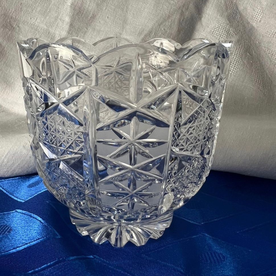 Ваза 12 см хрусталь CCCР