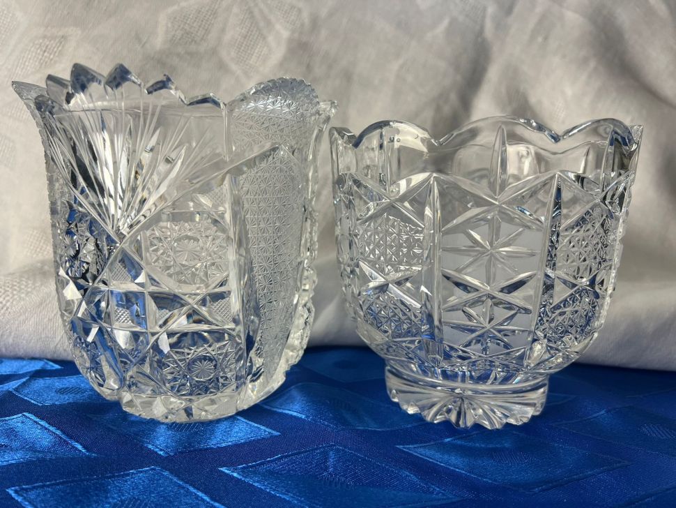 Ваза 12 см хрусталь CCCР