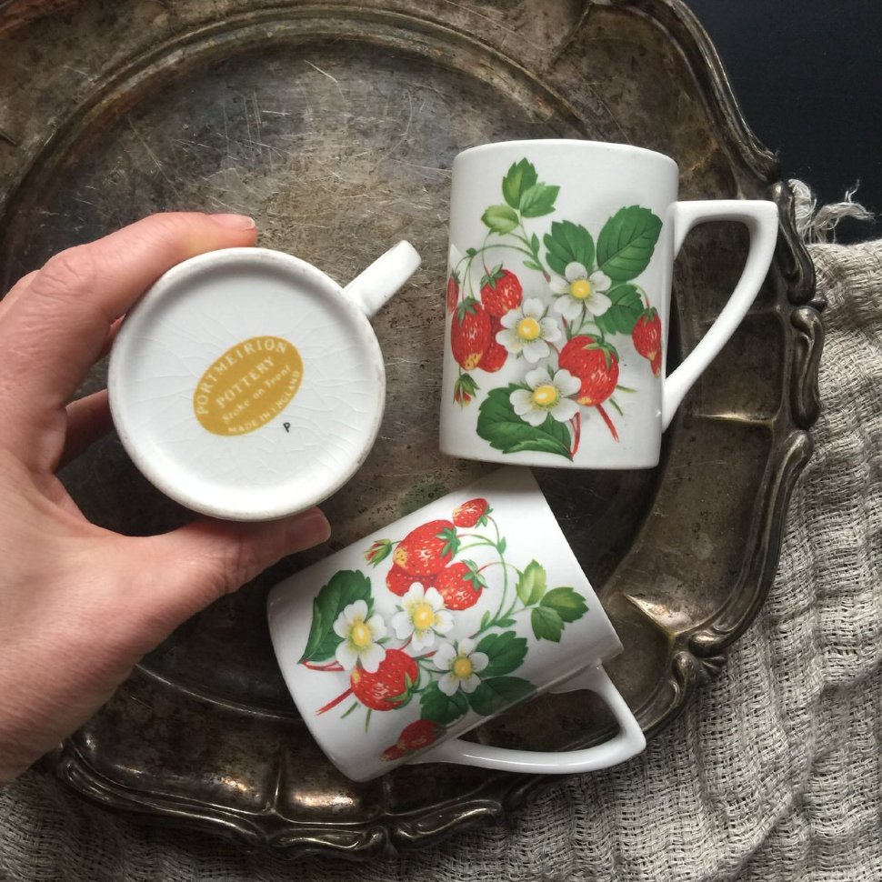 Кружка чайная Земляника англия