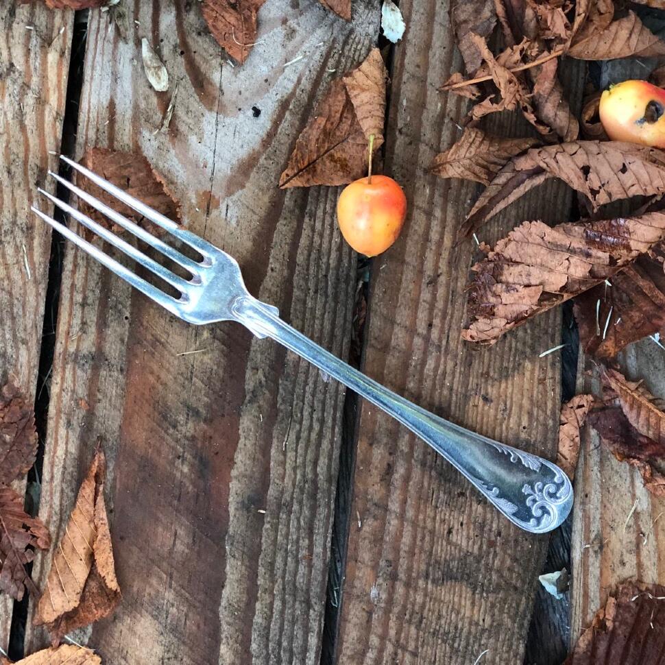 Вилка столовая 21 см мельхиор