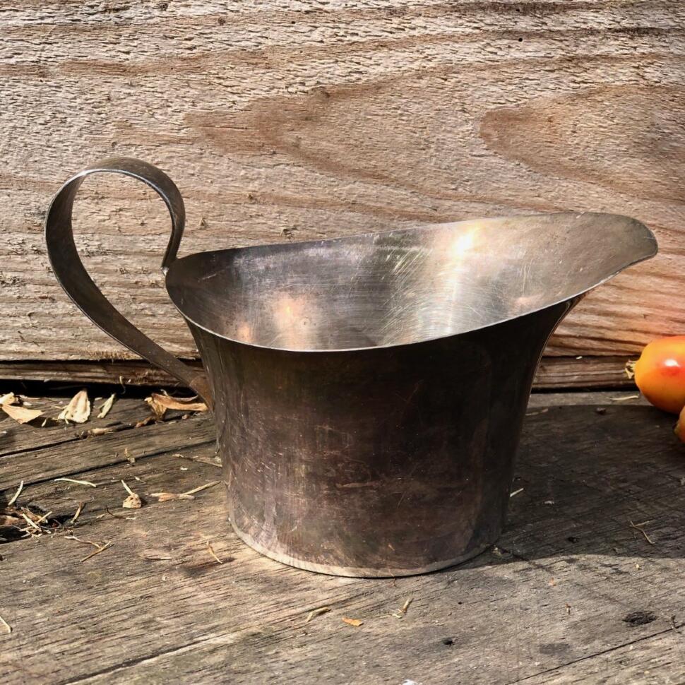 Соусник молочник 200 мл GAB мельхиор патина