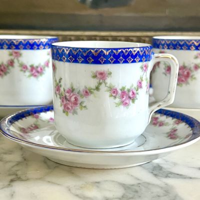 Кофейная пара Limoges 110 мл фарфор Франция