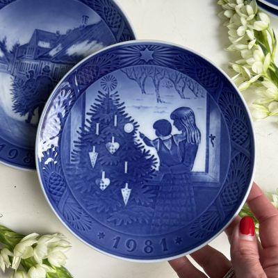 Тарелка ежегодная 1981 Royal Copenhagen Дания