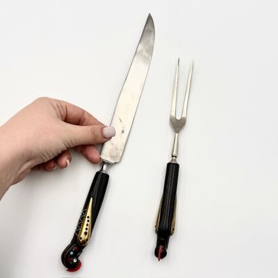 Нож и вилка для мяса Alfred Haddad Жар-птица набор 2 предмета