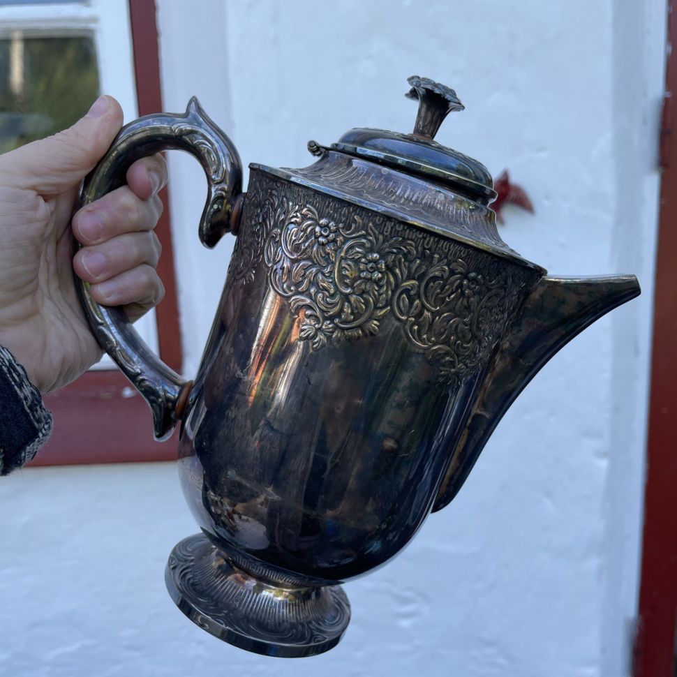 Кофейник 1,3 л мельхиор патина Prima Ns Швеция