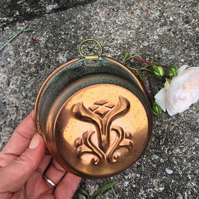 Форма для выпечки медная Лилия