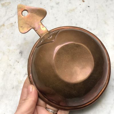 Форма для выпечки с ручкой подвесом медь