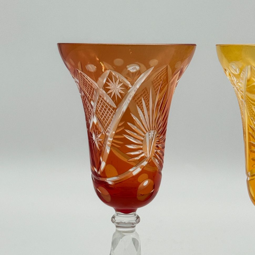 Бокал Anna Hutte набор Арлекин 4 шт. 120 мл накладной хрусталь Германия