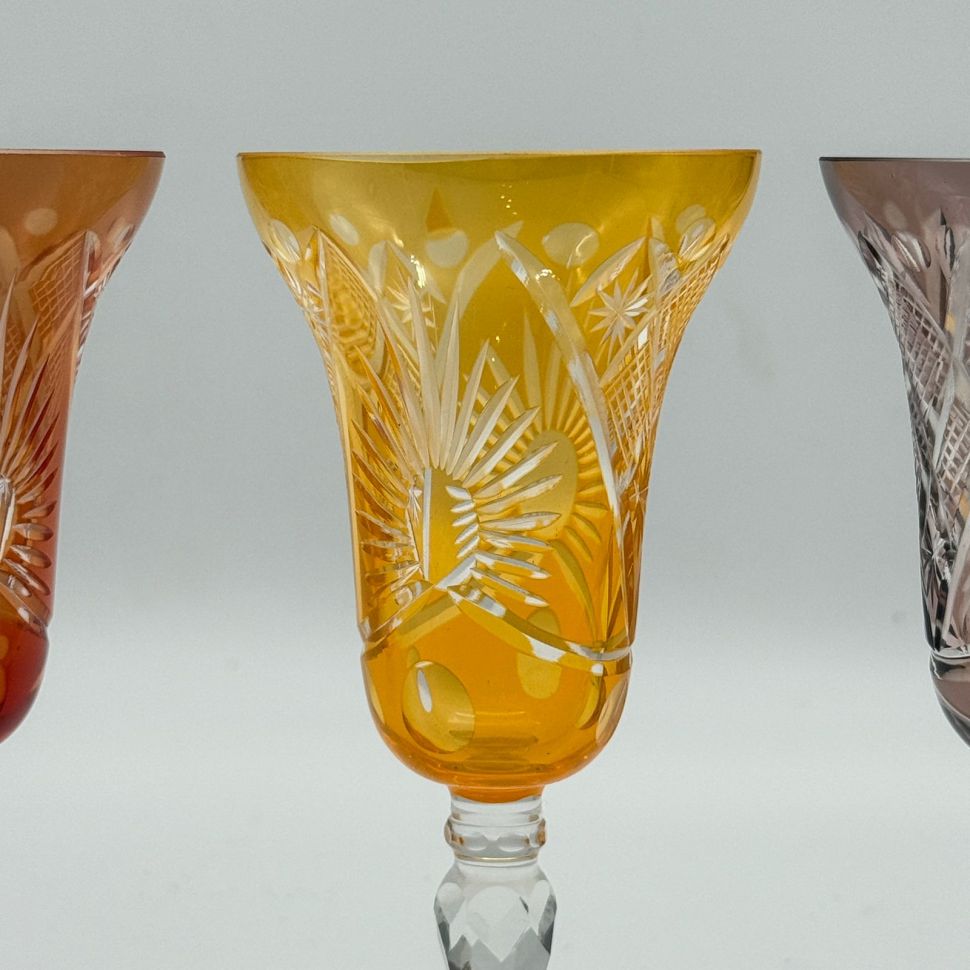 Бокал Anna Hutte набор Арлекин 4 шт. 120 мл накладной хрусталь Германия