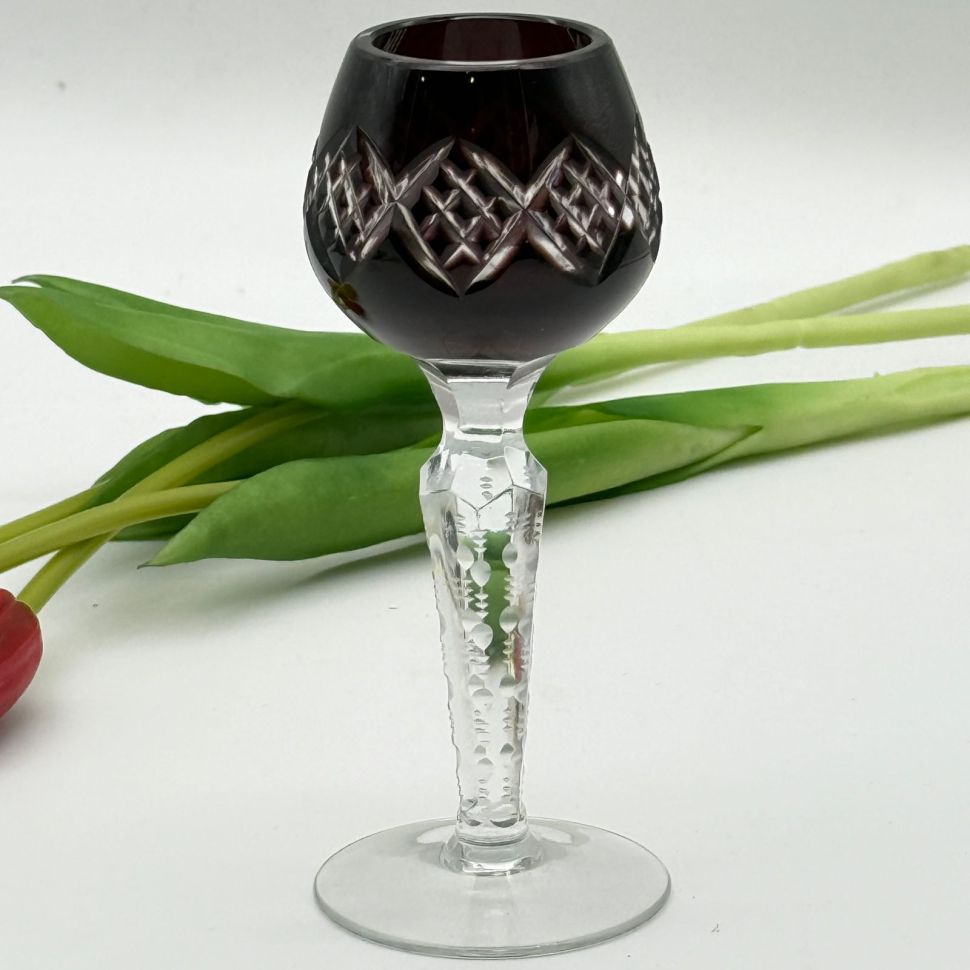 Рюмка Anna Hutte набор 3 шт. 50 мл накладной хрусталь Германия