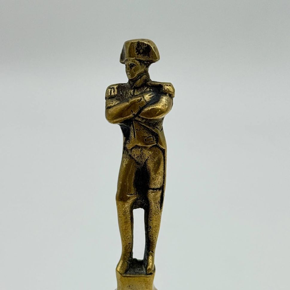 Колокольчик настольный Наполеон латунь