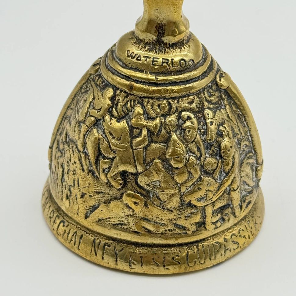 Колокольчик настольный Наполеон латунь