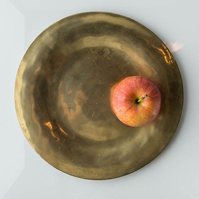 Тарелка латунная